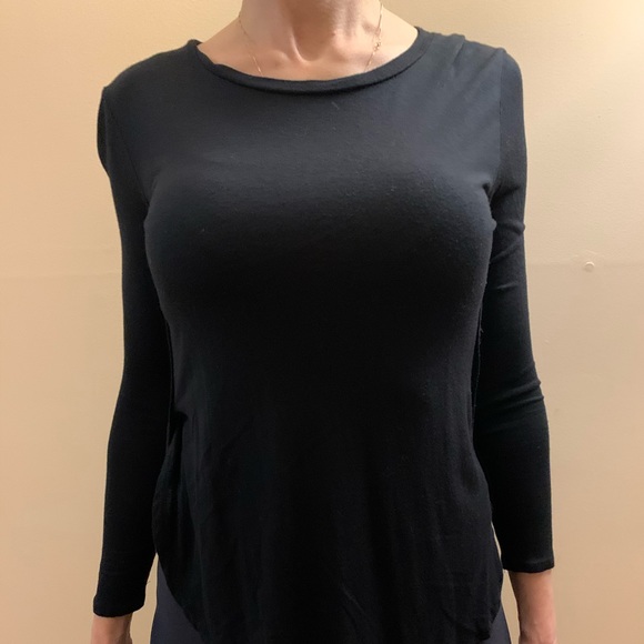 Black Basic long sleeve  top - Picture 5 of 5